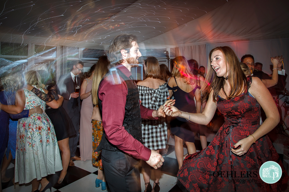 Guests enjoying the music