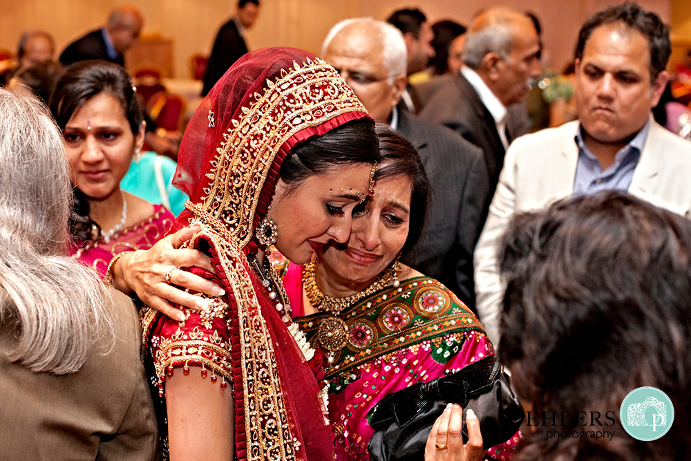 Indian Bride upset for leaving her family