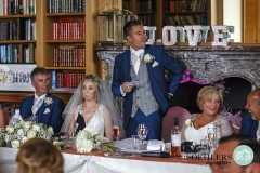 Groom making a speech