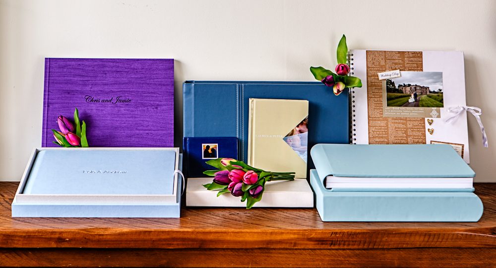 Photo of various albums and products