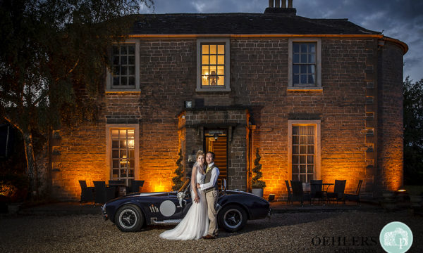 Night shot outside Cockliffe House