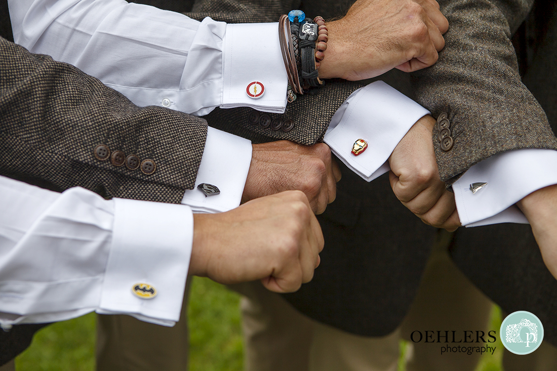 All the Groomsmen's cufflinks