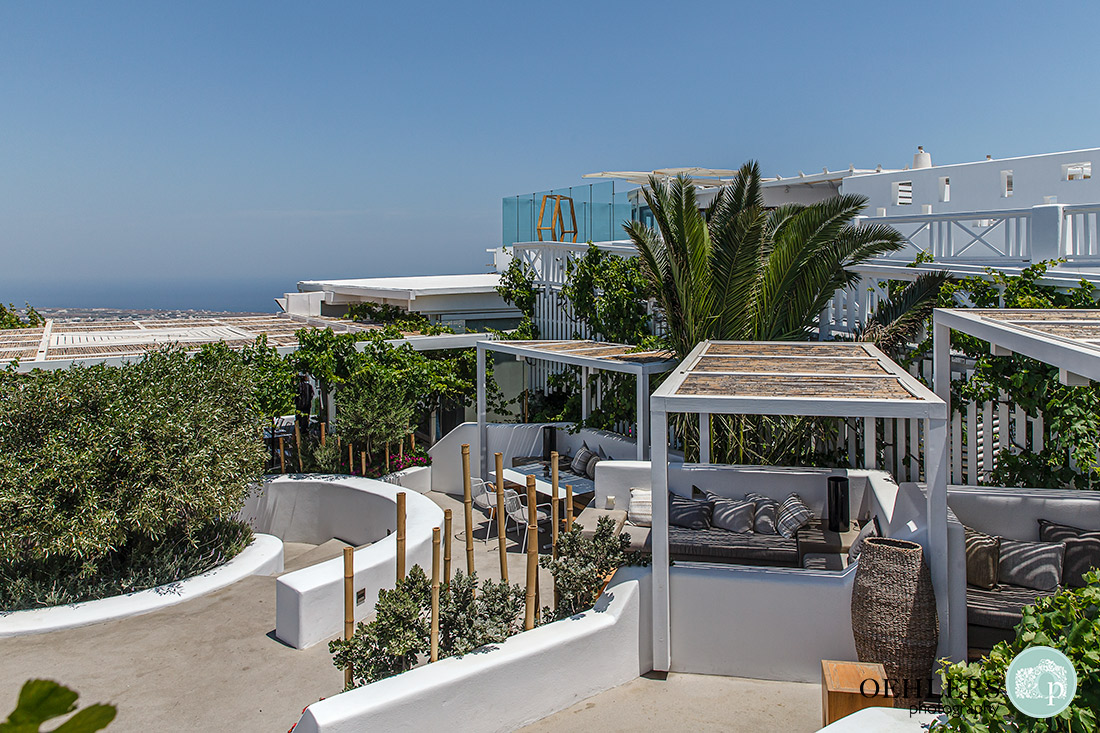Destination Wedding Photographers - Santorini - Pyrgos Restaurant.