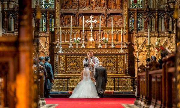 Ceremony at Selby Abbey, Yorkshire